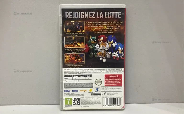 Nintendo Картридж Sonic Forces
