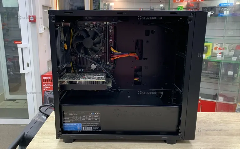 Игровой компьютер i3-8100/16GB/SSD 120/HDD 1TB/GTX