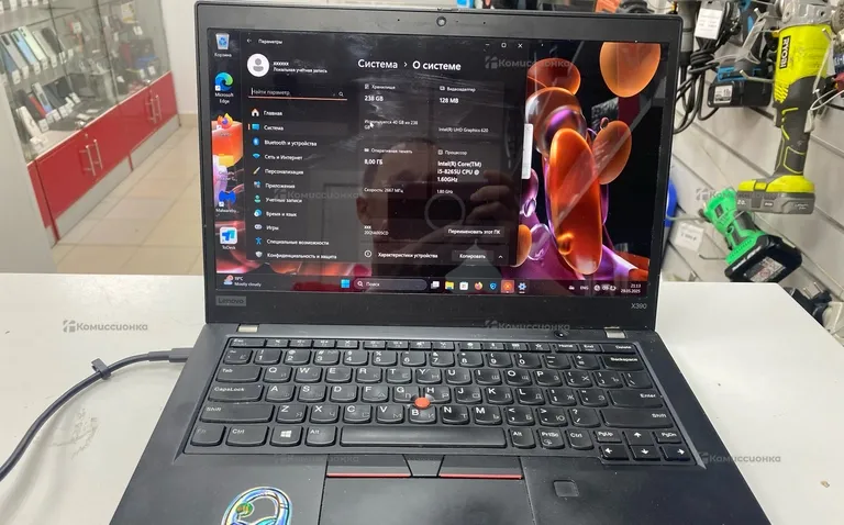 Ноутбук  Lenovo x390