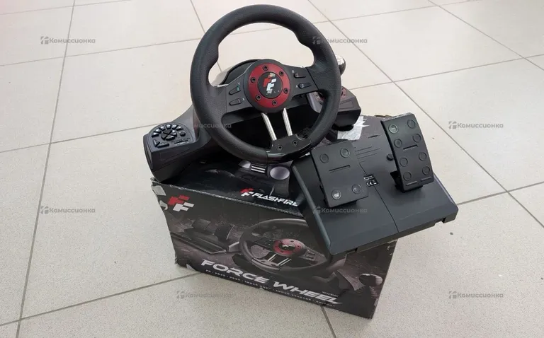 PS4. игровой руль с педалями Force Wheel