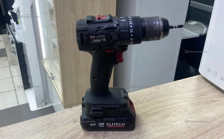 Дрель-шуруповерт аккумуляторная Elitech CD 20SL2