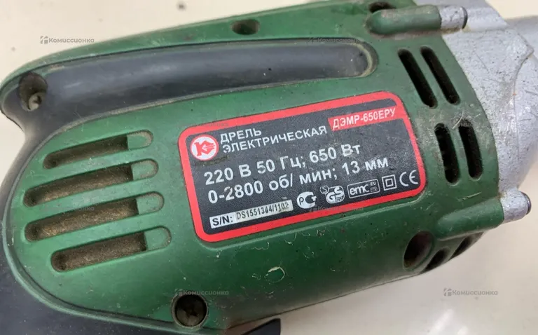 Дрель Калибр ДЭМР-650ЕРУ