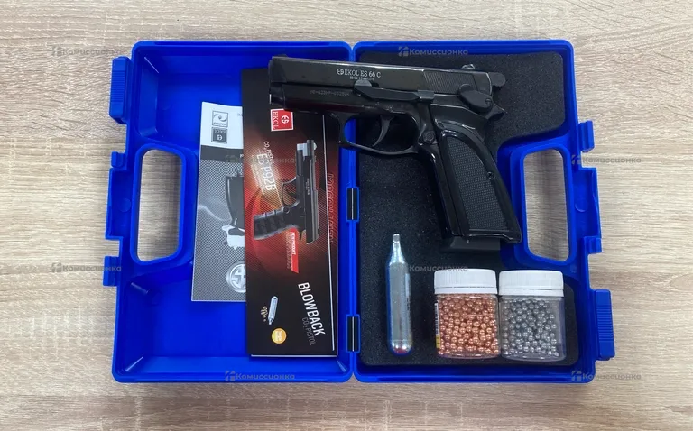 Пеевматический пистолет EKOL ES 66 C Black