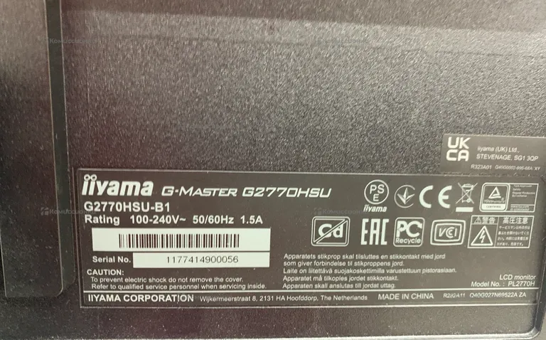 Монитор Iiyama G-Master Red Eagle G2770HSU-B1