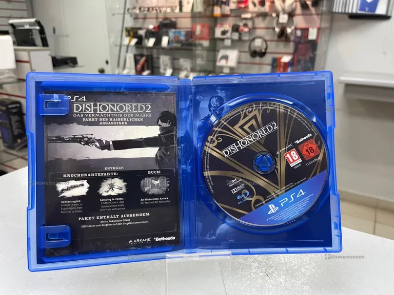 PS4. Диск PS4 Dishonored 2