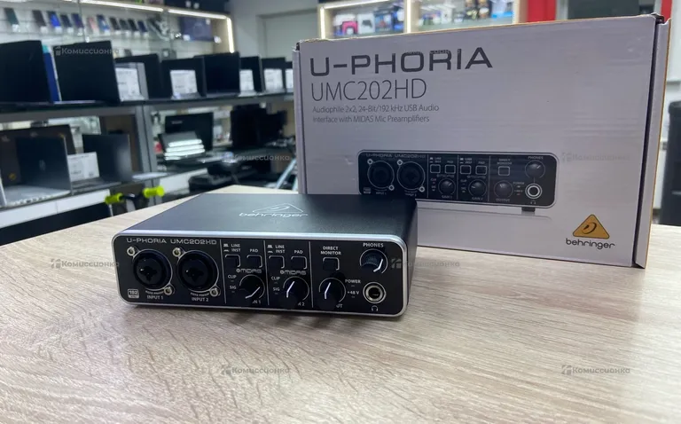 Звуковая карта u-phoria umc202hd