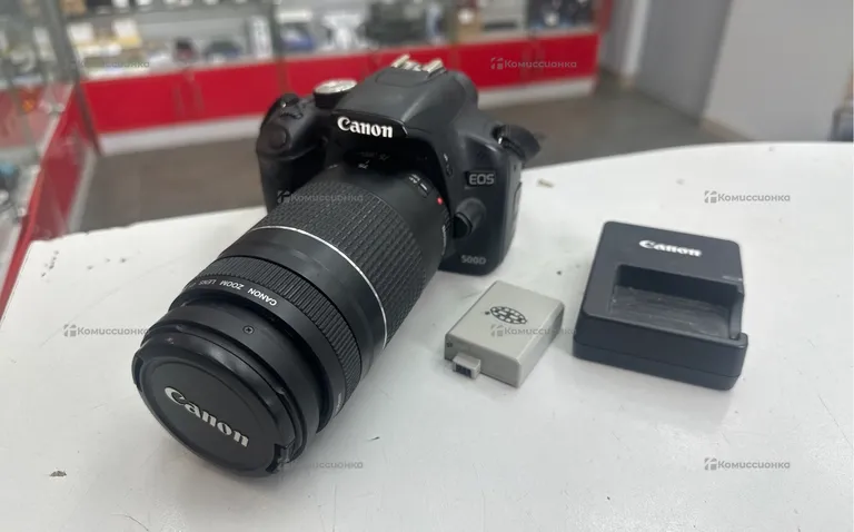 Фотоаппарат  Canon eos eos 500D 75-300mm