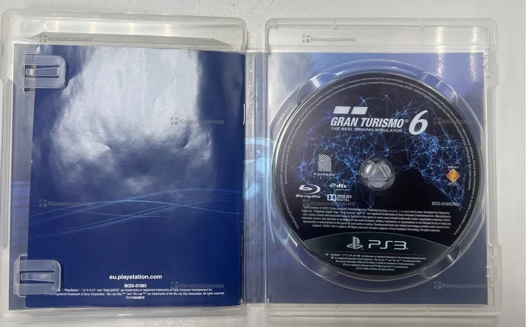 Sony диск PS3 Gran Turismo 6