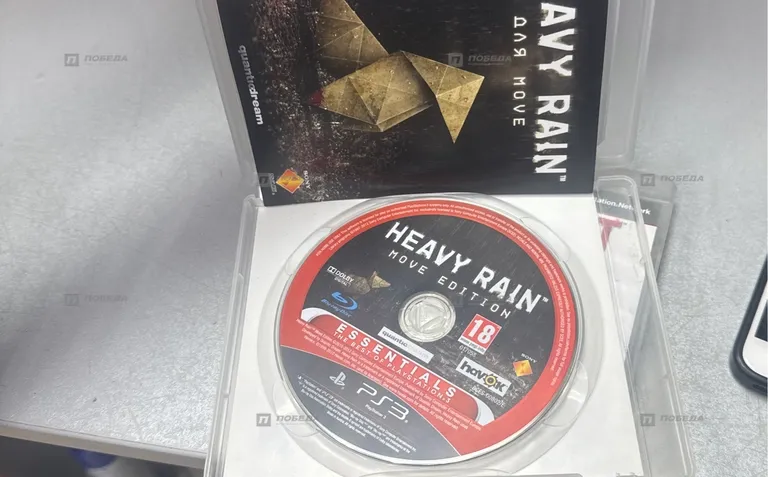 PS3. диск HEAVY RAIN для MOVE