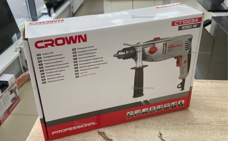 Ударная дрель CROWN CT10039