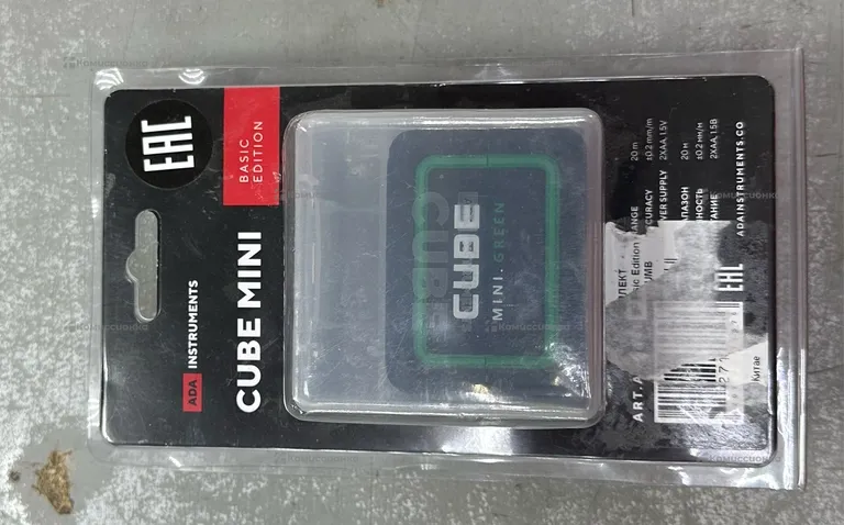 Лазерный уровень cube mini green