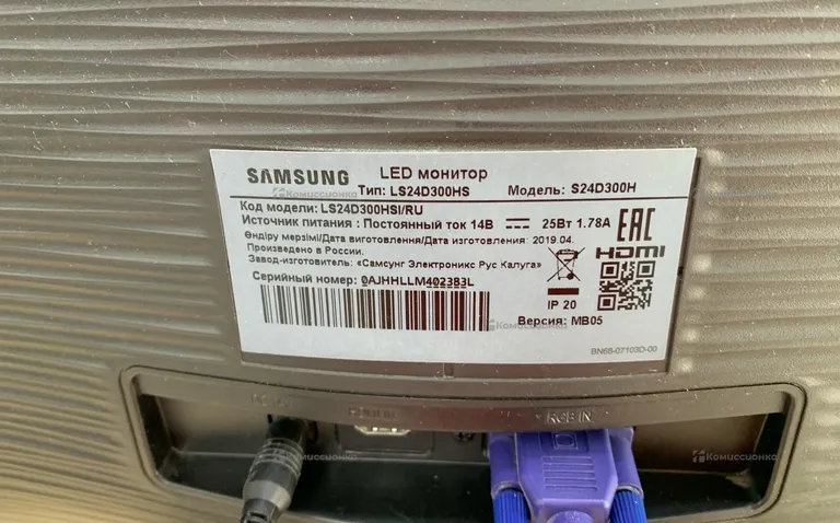 Монитор Samsung ls24d300hs