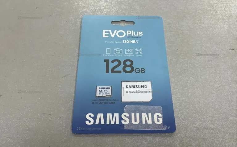 Карта памяти Samsung EVO Plus microSD 128gb A2