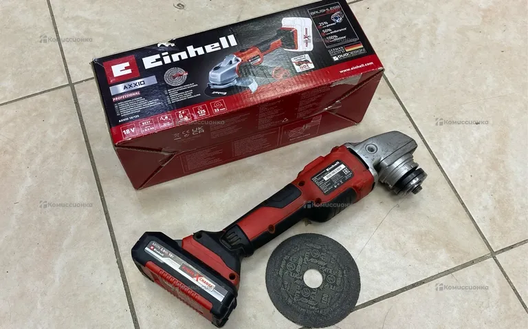 УШМ аккумуляторная Einhell axxio 18/125