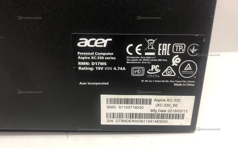 Системный блок  Acer xc300