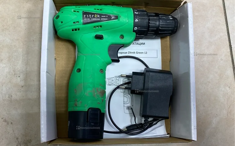 шуруповерт zitrek green 12 li