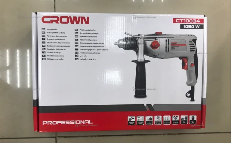 Ударная дрель CROWN CT10035