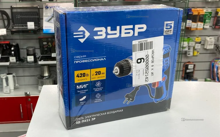 Дрель ЗУБР ЗД-П421 ЭР