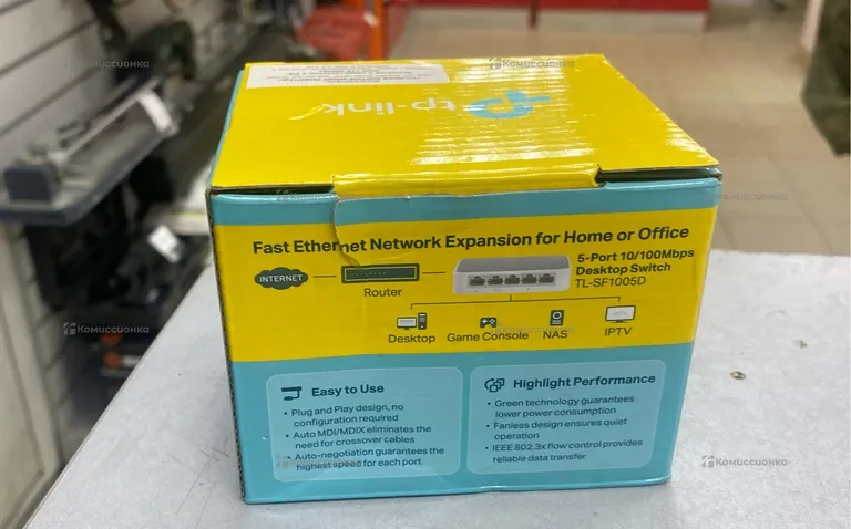 Коммутатор Tp-Link 5 Port 10/100Mbps
