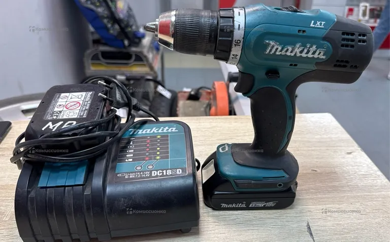 Дрель-шуруповерт аккумуляторная Makita DDF453 LXT