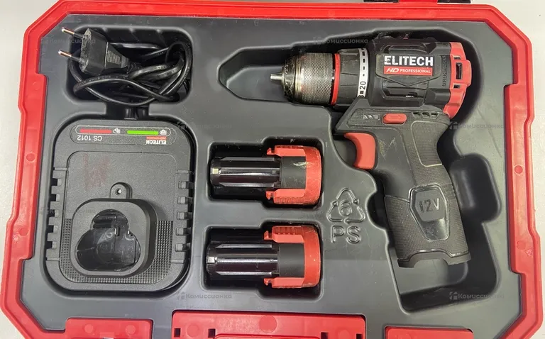 аккумуляторный шуруповёрт Elitech CD 12L2