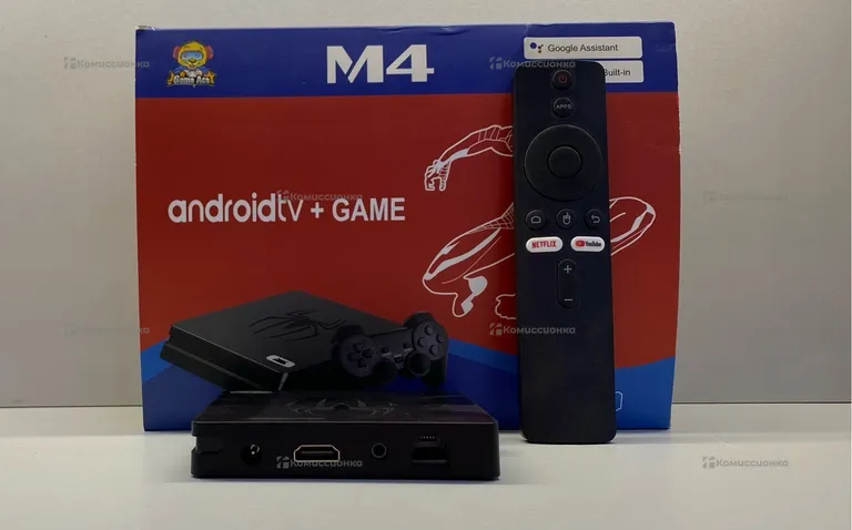 Приставка Android tv + game m4  1+8+64g