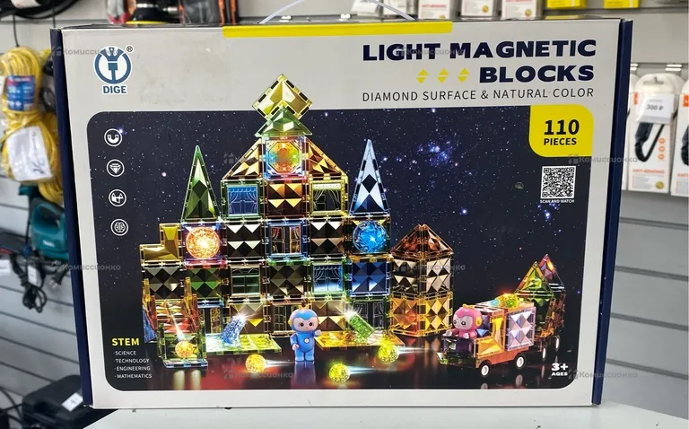 Конструктор магнитный Light Magnetic 110
