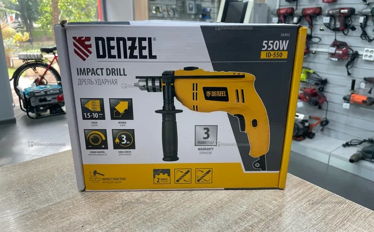 Дрель ударная Denzel ID-550