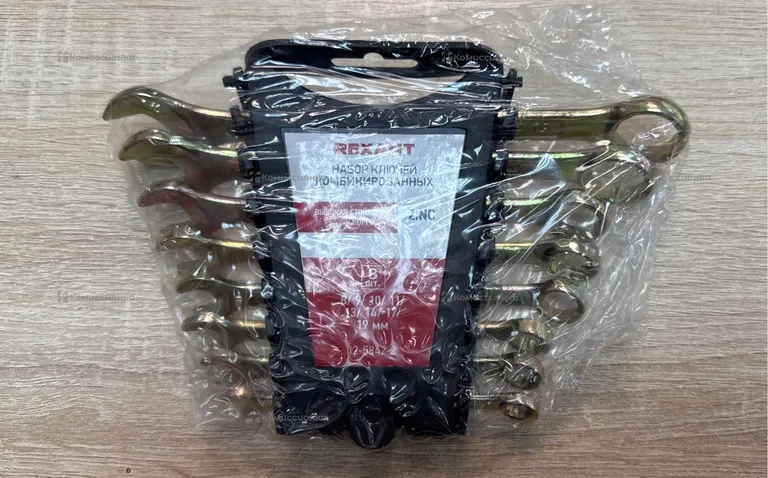 Ключи комбинированные Rexant, 8 - 11, 13, 14, 17,