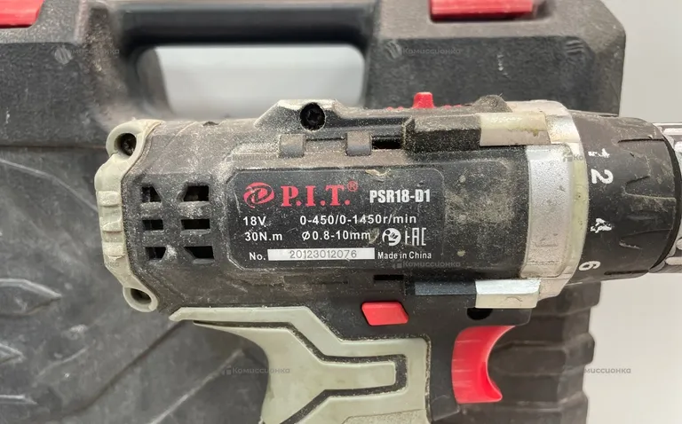 Дрель-шуруповёрт аккумуляторная P.I.T. PSR18-D1