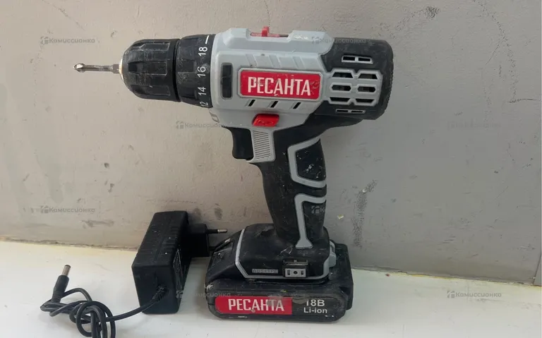 Аккумуляторный дрель Шруповерт Ресанта Да-18-2лк