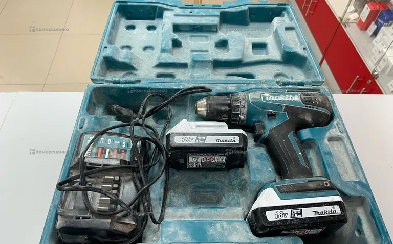Дрель-шуруповерт makita DF457DWE