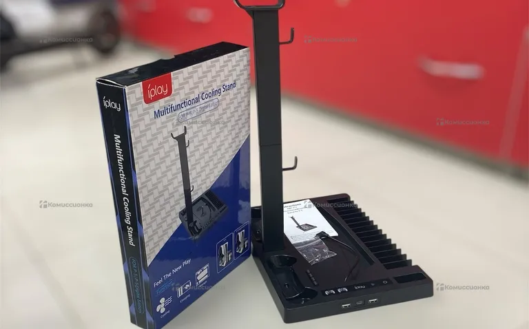 вертикальня подставка с охлаждением PS5