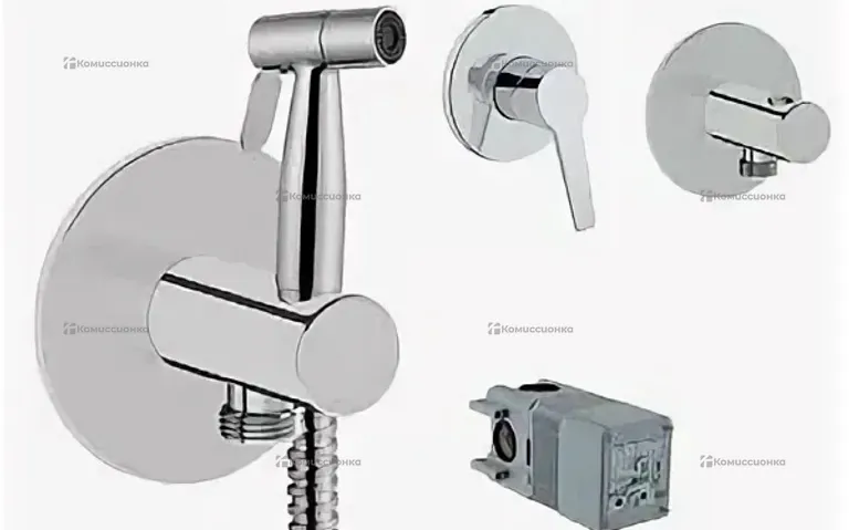 Набор встроенного гигиенического душа Vitra.
