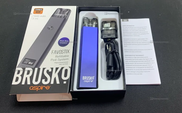 Brusko aspire favostix 1000 mah 1