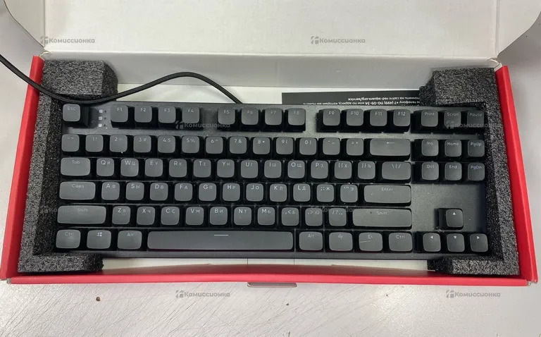 Клавиатура  Red Square TKL,USB Type-A,черный