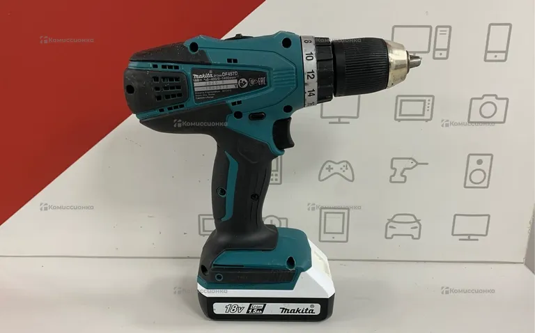 Аккумуляторная Дрель шуруповерт Makita DF457