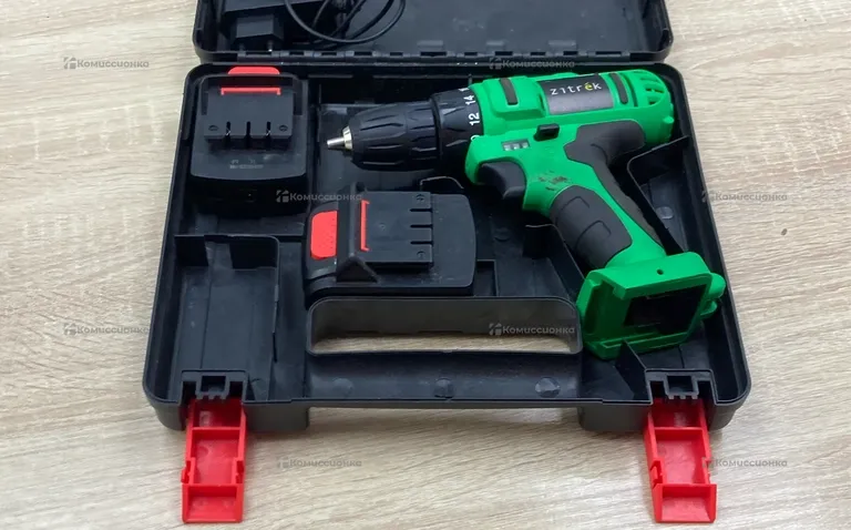 дрель-шуруповерт zitrek 12v green
