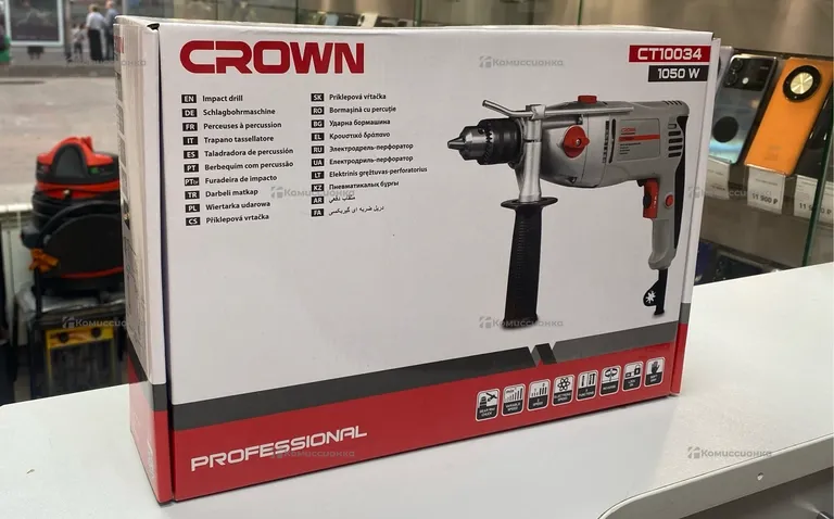 Ударная дрель CROWN CT10040