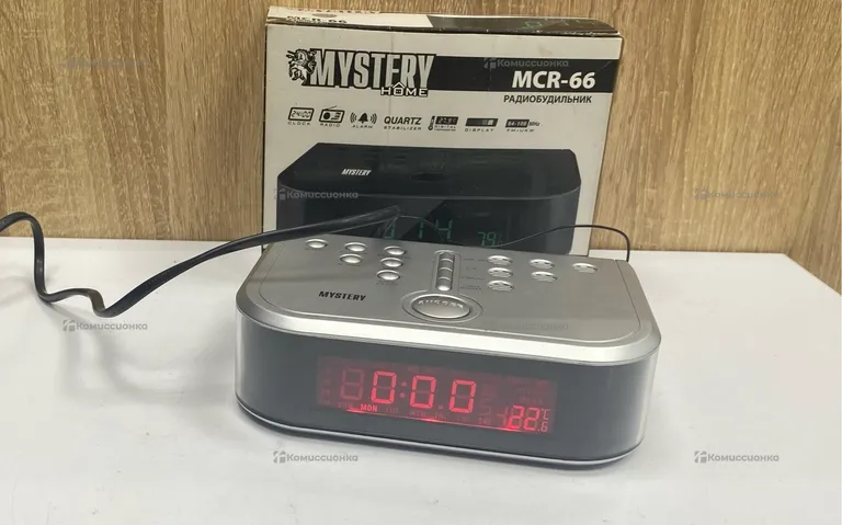 Радио будильник mystery mcr-66