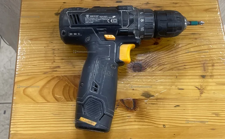 Аккумуляторная дрель-шуруповёрт DEKO GCD12DU3 SNOW