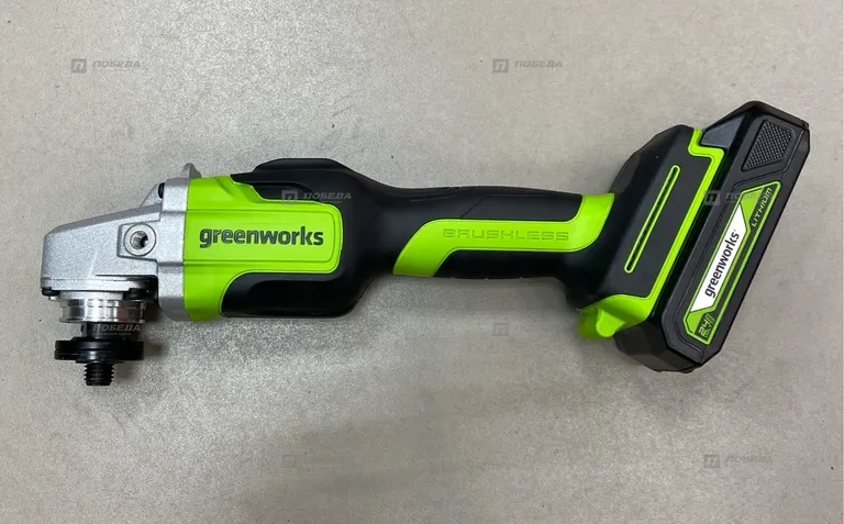 Угловая шлифмашина Greenworks GD24AGk2