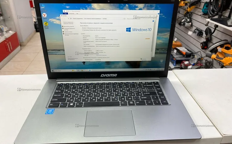 Ноутбук Digma EVA 15 C423 N3350/4RAM/128SSD
