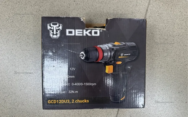 Аккумуляторная дрель-шуруповерт DEKO GCD12DU3