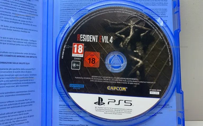 Приставка PS5 resident evil 4