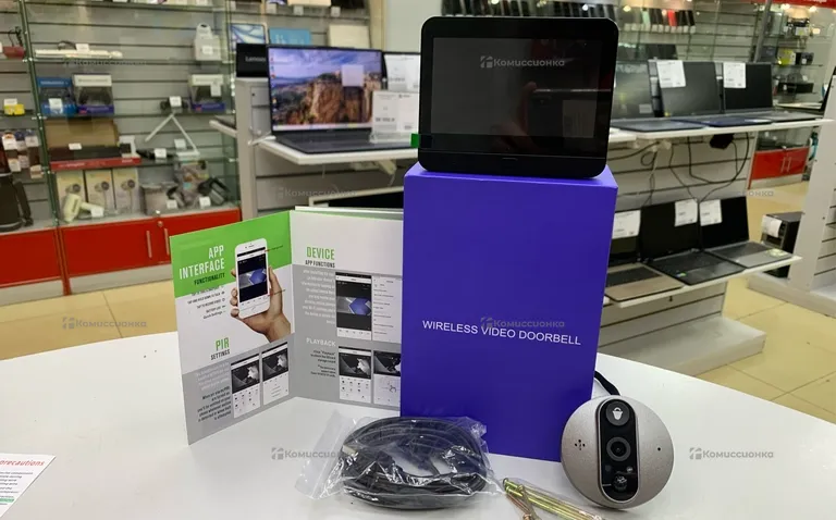 Дверной глазок. Smart Wireless Video Doorbell ED-