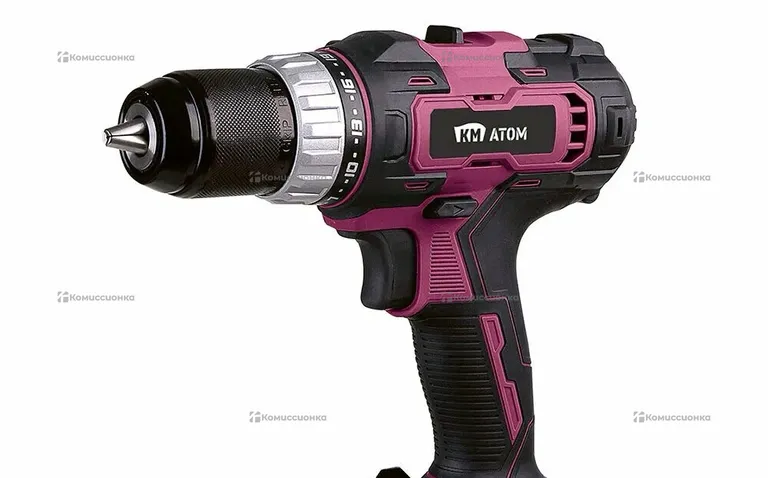 дрель шуруповерт KM Atom CD-181/2 kit