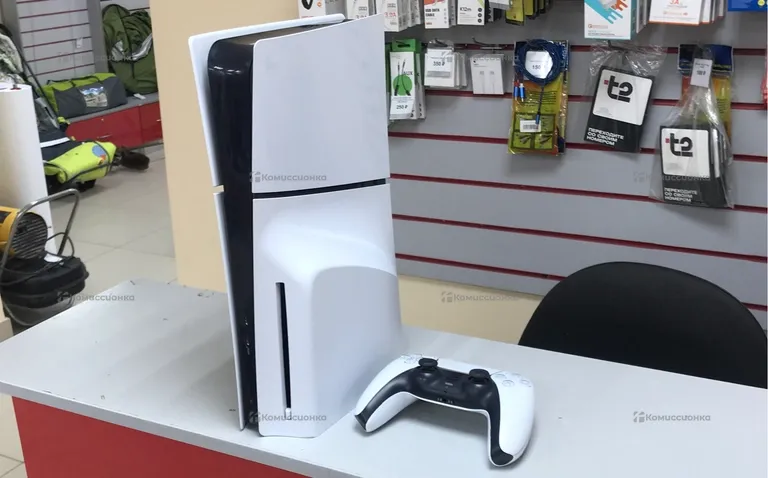 Приставка PlayStation PS5 Slim С Дисководом(не раб