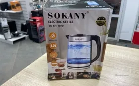 Купить Чайник электрический Sokany sh-1070 стекло б/у , в Уфа Цена:890рублей