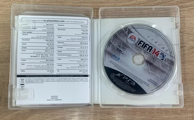 Диск для PS3. fifa 14